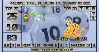 TOKO4D – PREDIKSI TOGEL PETALING 25 AGUSTUS 2021