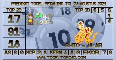 TOKO4D – PREDIKSI TOGEL PETALING 28 AGUSTUS 2021