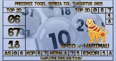 PREDIKSI TOGEL SERBIA 07 AGUSTUS 2021