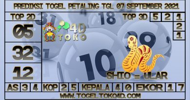 TOKO4D – PREDIKSI TOGEL PETALING 07 SEPTEMBER 2021