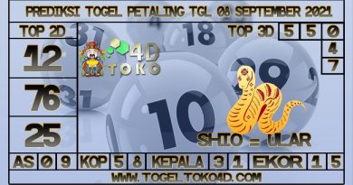 TOKO4D – PREDIKSI TOGEL PETALING 08 SEPTEMBER 2021