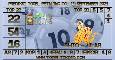 TOKO4D – PREDIKSI TOGEL PETALING 11 SEPTEMBER 2021