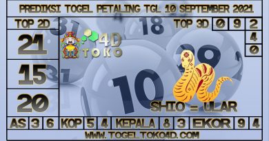 TOKO4D – PREDIKSI TOGEL PETALING 10 SEPTEMBER 2021