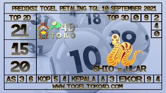 TOKO4D – PREDIKSI TOGEL PETALING 10 SEPTEMBER 2021