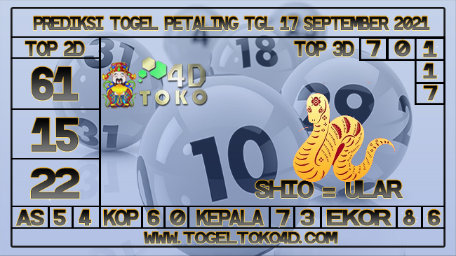 TOKO4D – PREDIKSI TOGEL PETALING 17 SEPTEMBER 2021