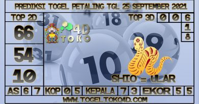 TOKO4D – PREDIKSI TOGEL PETALING 25 SEPTEMBER 2021