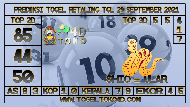 TOKO4D – PREDIKSI TOGEL PETALING 29 SEPTEMBER 2021