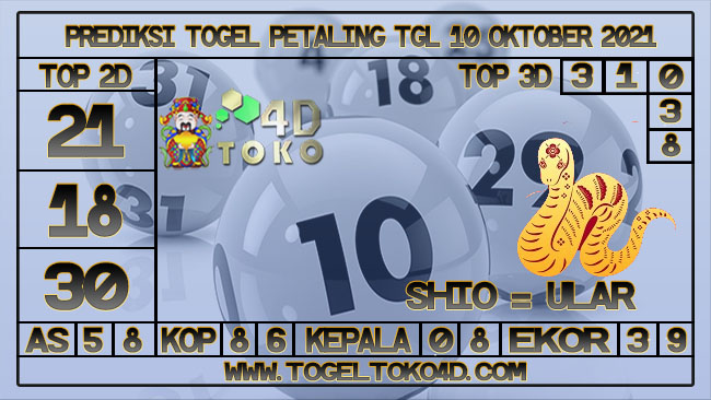 PREDIKSI TOGEL PETALING 10 OKTOBER 2021