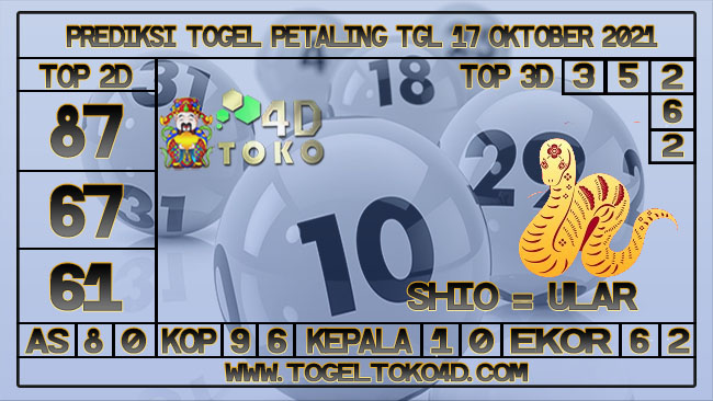 PREDIKSI TOGEL PETALING 17 OKTOBER 2021