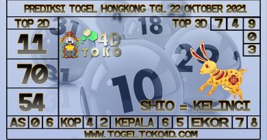 PREDIKSI TOGEL HONGKONG 22 OKTOBER 2021