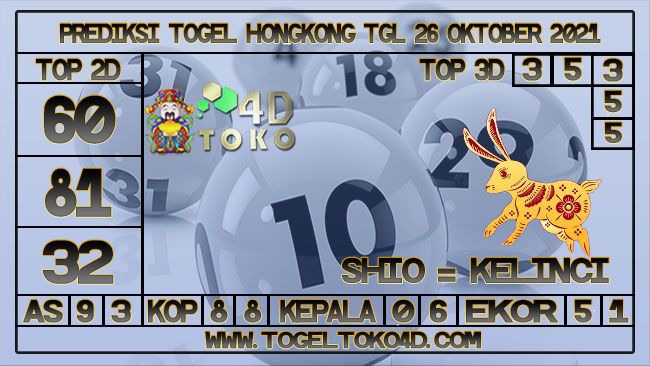 PREDIKSI TOGEL HONGKONG 26 OKTOBER 2021