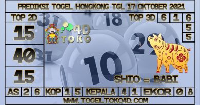 PREDIKSI TOGEL HONGKONG 17 OKTOBER 2021