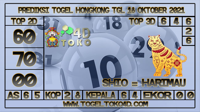 PREDIKSI TOGEL HONGKONG 18 OKTOBER 2021