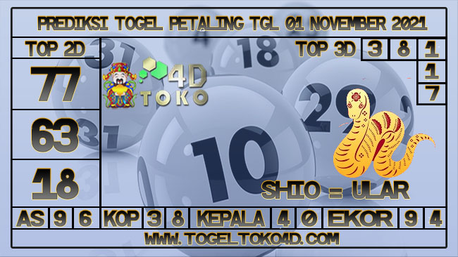 PREDIKSI TOGEL PETALING 01 NOVEMBER 2021