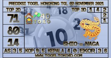 PREDIKSI TOGEL HONGKONG 02 NOVEMBER 2021