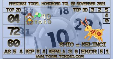 PREDIKSI TOGEL HONGKONG 09 NOVEMBER 2021