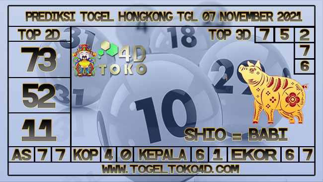 PREDIKSI TOGEL HONGKONG 07 NOVEMBER 2021