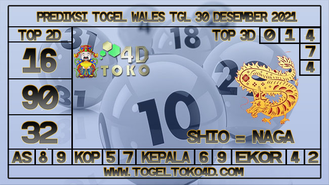 PREDIKSI TOGEL WALES 30 DESEMBER 2021