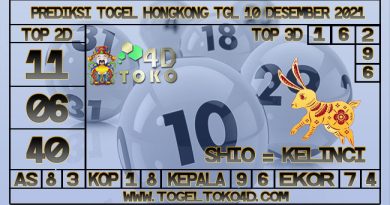 PREDIKSI TOGEL HONGKONG 10 DESEMBER 2021