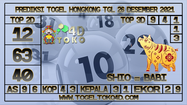 PREDIKSI TOGEL HONGKONG 26 DESEMBER 2021