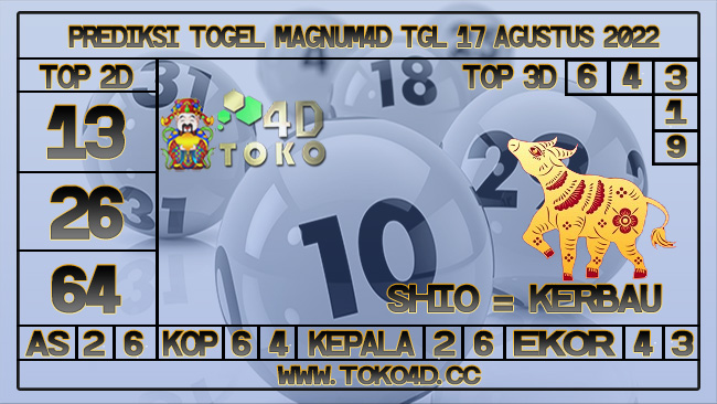 TOKO4D – PREDIKSI TOGEL MAGNUM4D 17 AGUSTUS 2022