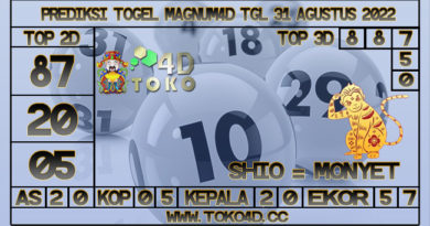 TOKO4D – PREDIKSI TOGEL MAGNUM4D 28 AGUSTUS 2022