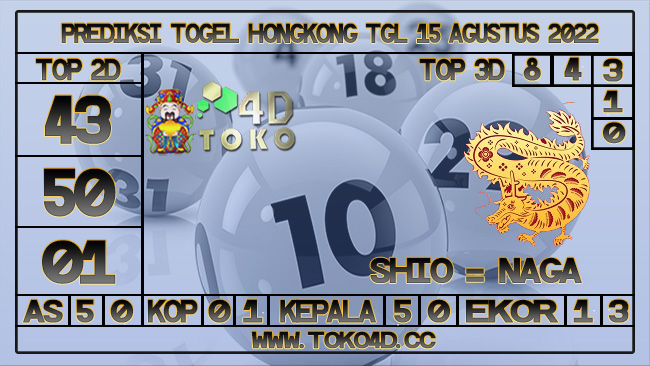 TOKO4D – PREDIKSI TOGEL HONGKONG 15 AGUSTUS 2022