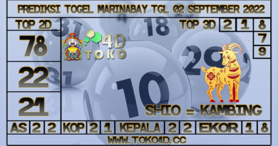 TOKO4D – PREDIKSI TOGEL MARINABAY 02 SEPTEMBER 2022