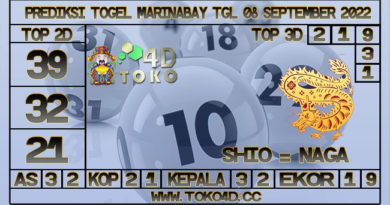 TOKO4D – PREDIKSI TOGEL MARINABAY 08 SEPTEMBER 2022