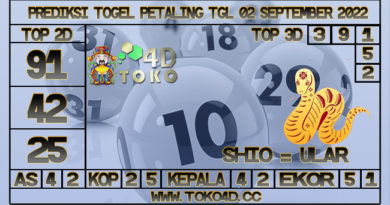 TOKO4D – PREDIKSI TOGEL PETALING 02 SEPTEMBER 2022