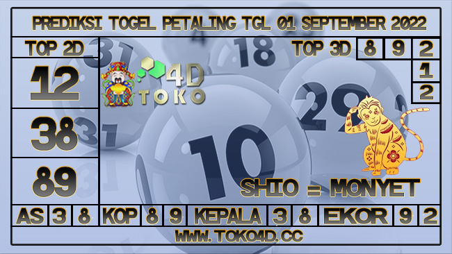 TOKO4D – PREDIKSI TOGEL PETALING 01 SEPTEMBER 2022