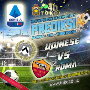 Prediksi Udinese vs AS Roma 5 September 2022