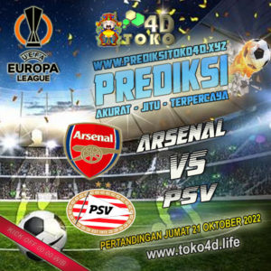 Prediksi Arsenal vs PSV Eindhoven 21 Oktober 2022