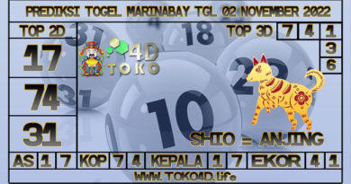 TOKO4D – PREDIKSI TOGEL MARINABAY 02 NOVEMBER 2022