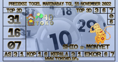 TOKO4D – PREDIKSI TOGEL MARINABAY 11 NOVEMBER 2022