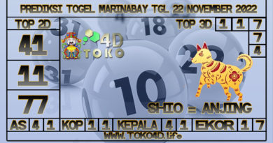 TOKO4D – PREDIKSI TOGEL MARINABAY 22 NOVEMBER 2022