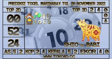 TOKO4D – PREDIKSI TOGEL MARINABAY 06 NOVEMBER 2022