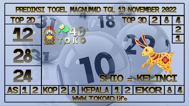 TOKO4D – PREDIKSI TOGEL MAGNUM4D 13 NOVEMBER 2022