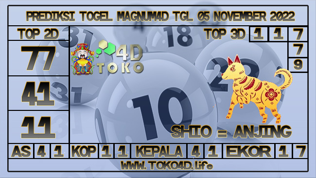 TOKO4D – PREDIKSI TOGEL MAGNUM4D 05 NOVEMBER 2022