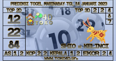 TOKO4D – PREDIKSI TOGEL MARINABAY 14 JANUARI 2023