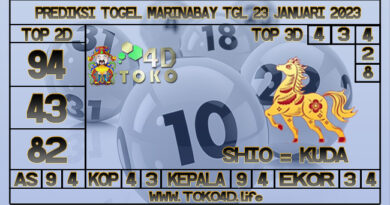 TOKO4D – PREDIKSI TOGEL MARINABAY 23 JANUARI 2023