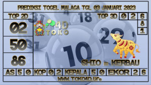 TOKO4D – PREDIKSI TOGEL MALAGA 03 JANUARI 2023