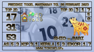 TOKO4D – PREDIKSI TOGEL MARINABAY 06 FEBRUARI 2023