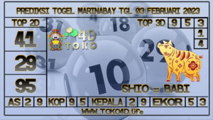 TOKO4D – PREDIKSI TOGEL MARINABAY 03 FEBRUARI 2023