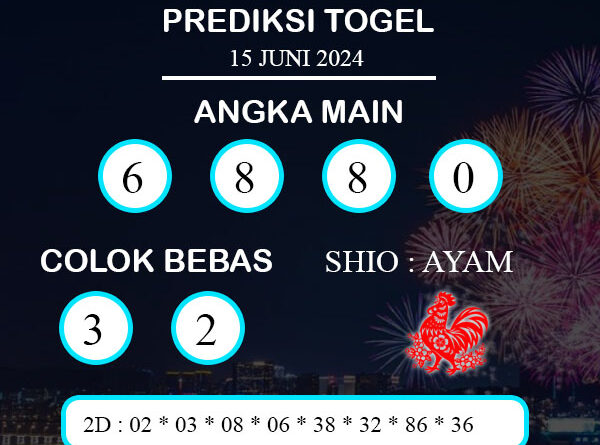 PREDIKSI TOGEL HONGKONG SABTU : 15 JUNI 2024