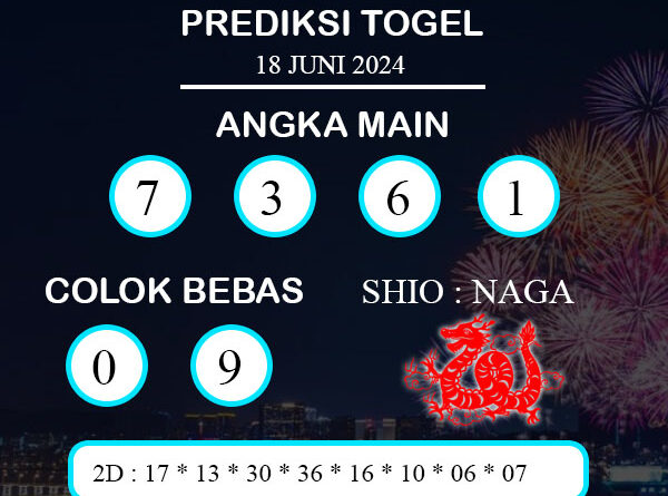 PREDIKSI TOGEL HONGKONG SELASA : 18 JUNI 2024