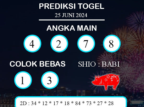 PREDIKSI TOGEL KUCHING SELASA : 25 JUNI 2024