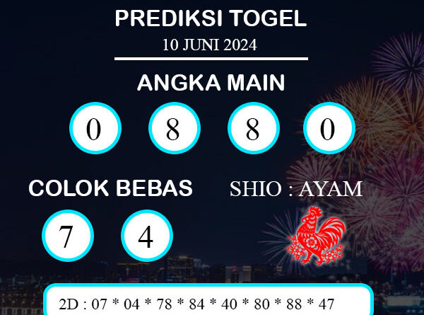 PREDIKSI TOGEL MARINABAY SENIN : 10 JUNI 2024