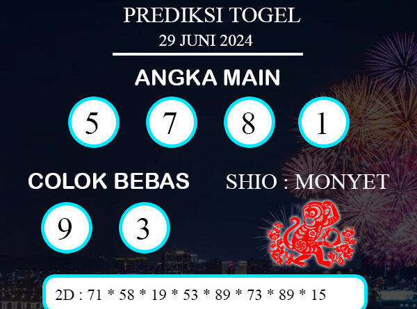 PREDIKSI TOGEL PETALING SABTU : 29 JUNI 2024