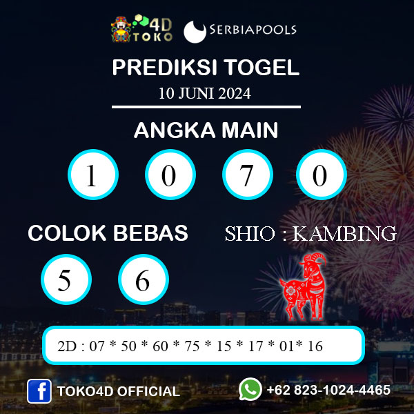 PREDIKSI TOGEL SERBIA SENIN : 10 JUNI 2024